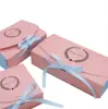 Caja de Embalaje Personalización Suministro al por Mayor Color Caramelo Caja de Regalo para Bebé Caja de Regalo Extra Grande Caja de Regalo con Cinta