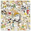 100 adesivos de gatinhos pintados à mão creative hand book adorável graffiti decorativo copo concha de celular pode colar cola DIY