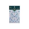 Tensor Nuevo Estilo Chino Azul Fresco Plateado Mariposa Pegatinas para Uñas M661 Lujo Ligero Metálico Mariposa Pegatinas para Uñas
