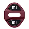 Adequado para Tampa da Fechadura da Porta Xiaomi Su7/Yu7, Capa Protetora de Silicone Antiferrugem para Porta de Carro, Fivela da Fechadura da Porta à Prova d'Água e Anti-Vibração