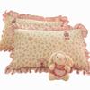 Fundas de Almohada Acolchadas de Encaje de Terciopelo de Leche Clase A, un Par de 48X74 Otoño e Invierno para el Hogar para Adultos, Individual