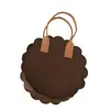 Bolsa de fieltro para el Festival de Medio Otoño Bolsa de almacenamiento personalizada Pastel de luna Regalo creativo Bolso de mano Souvenir de bienestar para la empresa Bolsa de mano