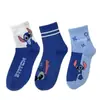 Calcetines de punto de estilo japonés de Stitch para primavera y verano, calcetines de dibujos animados lindos, calcetines de exportación estilo coreano, calcetines casuales