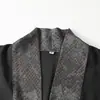 Chaqueta Jacquard Estilo Chino con Patrón de Pitón para Hombre, Nueva Colección Primavera y Verano Estilo Chino Cómodo Retro Ropa de Rendimiento Cardigan Hanfu Top