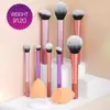Set de Pinceles de Maquillaje de Dos Colores Individuales Transfronterizo Set de Maquillaje de Tubo Largo Portátil Pincel Set Completo Portátil de Herramientas de Belleza