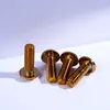 Tornillos de Titanio para Quemar Discos de Freno Eléctricos Tornillos de Disco de Freno de Disco de Motocicleta Tornillos de Enchufe Hexagonal de Flor de Ciruelo Modificados para Motocicleta Eléctrica