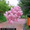 Ramas de flor de cerezo flor de durazno falsa plantas verdes de techo decoración enredaderas de flores de interior pared de celebridad de internet supermercado restaurante habitación cubierta superior fealdad
