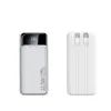 Viene con su propio cable, Power Bank de Gran Capacidad 20000mAh Super Carga Rápida, Venta al por Mayor de Fábrica, Personalización Transfronteriza
