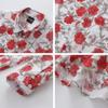 Camisa de Manga Larga con Diseño Jacquard de Borlas Rosas Vintage Estilo Hong Kong para Hombre, Top Vintage para Pareja, Chaqueta Ins