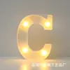 Luzes de Letra LED em Estoque Transfronteiriças de 16cm, Luzes de Número em Inglês, Decoração de Cena de Festa de Aniversário Proposta