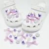 Accesorios Florales Perforados 3D Estilo Océano Iridiscente para Zapatos Desmontables Lindos Decoración de Estrella de Mar, Concha, Delfín Hebilla de Zapato Mayoreo