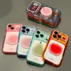 Funda de teléfono instantánea de gelatina de frutas adecuada para Apple 17 y iPhone 16 Pro Max, funda arcoíris en colores de caramelo