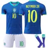 Venta al por mayor de fábrica Copa Europea Mundial Alemán Brasil Argentina Messi No. 10 Camiseta No. Conjunto de Uniforme de Fútbol 7 Ronaldo