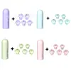 Herramientas de Belleza de Silicona Transfronterizas, Aplicador de Sello para Pecas de Uñas, Limpiador de Brochas de Maquillaje, Ayuda para Delineador de Maquillaje de Ojos