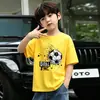 2026 Novo Estilo Verão Fino Manga Curta Roupas para Meninos, Streetwear Estiloso Moda Infantil, Conjunto de Algodão Puro de Verão para Meninos