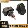 Interruptor basculante de olho de gato oval ASW-20D com lâmpada 12V lâmpada olho de gato lâmpada LED interruptor de modificação de carro