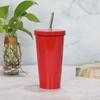 Taza de tubo de succión de acero inoxidable caliente de comercio exterior, taza de frío de conservación de calor de gran capacidad, taza de coche de doble vacío, taza de regalo