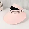 Sombrero de verano estilo coreano con alero grande, de malla transpirable, ideal para montar a caballo en verano.