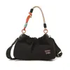 Bolsa de Tecido Grande Capacidade Casual Simples 2026 Novo Estilo Simples Moda Coreana Alça Larga de Ombro Ajustada Bolsa de Ombro Único Transversal