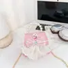 Bolsa de Mão Infantil com Lantejoulas Pérola Meninas 2026 Nova Mini Carteira de Moedas Combinando com Roupas Infantis Bolsa Transversal de Princesa