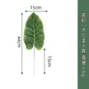 Marco de escalada para gatos con hojas artificiales transfronterizo, planta verde, hoja de Canna, flor artificial, accesorios de artefacto, hoja de sandía, hoja de oreja de elefante