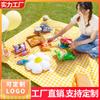 Tapete de Picnic para Exterior, Tienda para Excursión de Primavera, Tapete a Prueba de Humedad, Tapete de Picnic Impermeable para Excursión al Parque, Multifuncional No Tejido