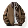 Ropa para Hombre Enbu: Falso dos piezas Otoño Moderno Elegante Versátil Estilo Hong Kong Holgado Cuello Vintage Chaqueta Abrigo de Hombre Venta al por Mayor