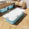 Caja de Almacenamiento Debajo de la Cama para Uso Doméstico, Organizador de Colchas, Caja Debajo de la Cama con Ruedas y Tapa, Caja de Almacenamiento de Ropa Extra Grande