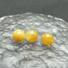 Cuentas Sueltas de Topacio Natural Antiguo, Accesorios para Joyería DIY de Jade Natural, Se Pueden Combinar con Pulseras, Venta al por Mayor de Cuentas Redondas de Topacio