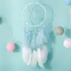 Atrapasueños creativo de diseño propio, nuevo, manualidades para el hogar, estilo ins, corazón femenino, regalo, colgante de carillón de viento de mariposas coloridas