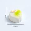 Simulación de comida para el Festival del Medio Otoño, pastel de luna con flores de hielo, decoraciones DIY, bolsa ciega, accesorios colgantes, micropaisaje, adornos pequeños de escritorio