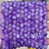Xicui Piedra Natural de Alta Calidad Calcedonia Cuentas Redondas Pulsera DIY Accesorios de Joyería de Goma Componentes Semiacabados al por Mayor