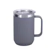 Copo Isolado de Aço Inoxidável 304 com Alça, Copo Pequeno de Aço, Isolamento Espesso a Vácuo de Camada Dupla, Copo de Água Fria, Portátil