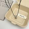 Colar Longo Minimalista Estilo Frio Gota d'Água Feminino Corrente de Lã Ajustável Acessórios de Corrente para Clavícula de Luxo Leve Nicho