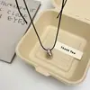 Estilo Minimalista Fresco Collar Largo de Gota de Agua para Mujer Cadena de Suéter con Cordón Accesorios de Cadena para Clavícula de Lujo Ligero de Gama Alta de Nicho