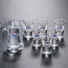 Copo Moutai, copo de vinho pequeno, copo de vidro de cristal, conjunto de decantador de bebida de dose única de 10ml, conjunto de sete peças, branco