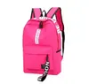Mochila Masculina Simples e Versátil de Grande Capacidade para Viagem com Compartimento para Computador Mochila Escolar Feminina para Alunos do Ensino Fundamental, Médio e Universitário Masculino