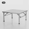 Mesa Dobrável para Uso Doméstico, Mesa de Jantar Quadrada, Mesa Portátil para Exterior, Mesa Comercial para Barracas de Rua, Mesa Pequena para Casa de Aluguel