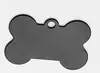 Etiquetas de Nome para Cães e Gatos, Pingente de Tag Gravado para Coleira de Identificação de Pet, Acessórios para Pet em Formato de Osso