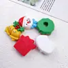 Série de Natal Desenho Animado Presente Acessórios de Resina Cola de Creme Capa de Celular DIY Grampo de Cabelo Título Acessórios de Decoração de Natal