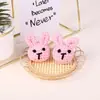 Nova boneca de tricô fofa brinquedo DIY multicolor criativo corrente para chupeta animal de algodão acessórios de joias de crochê