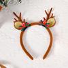 Accesorios Navideños para el Cabello de Bosque Relleno, Lindas Horquillas de Astas de Alce, Diademas, Horquillas para el Día del Niño, Flequillo, Adornos para la Cabeza de Mujer