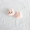 Bonito dos desenhos animados broche de boneca de pelúcia estrela coelho rosa coelho cinza Urso Gato pin bag crachá acessórios de vestuário