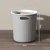 Cubo de basura para restaurante de hotel, sala de estar doméstica, baño, cocina engrosada, oficina, cubo de basura barato para dormitorio 11
