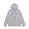 Sudadera con capucha de forro polar para hombre y mujer, sudaderas bordadas de alta calle europeas y americanas de moda Trapstar para dropshipping transfronterizo