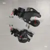 Clip de soporte de clip de tarjeta de sonido so8 clip de fijación teléfono giratorio multicámara aumentar posición de cámara trípode de transmisión en vivo de 1/4 accesorios de clip