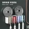 Suporte para escova de dentes sem furos luxo leve copo de enxaguante bucal porta-escovas de dente caixa organizadora de banheiro montada na parede suporte para escova de dentes de casal