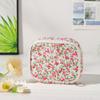 Bolsa Sanitaria con Diseño Floral Transfronteriza de Gran Capacidad para Viajes al Aire Libre y Ocio Bolsa de Almacenamiento Portátil Bolsa de Lavar Bolsa de Almacenamiento