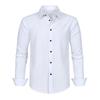 Camisas para Hombre Tallas Grandes Estilo Europeo y Americano Jiachuan, Talla Extra Grande y Corte Holgado, Camisas Ligeras de Negocios, Manga Larga para Hombre, Ropa para Hombre Tallas Grandes de 300 kg