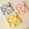 Un par de fundas de almohada tradicionales de algodón, 100% algodón puro, resistentes al aceite, extragrandes y gruesas, adecuadas para adultos, universales para todas las estaciones